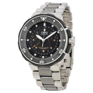 ProDiver Pointer Moon Black Dial Stainless Steel Watch 01 761 7682 7154Set