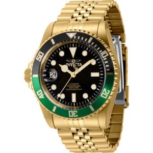 Pro Diver Automatic Black Dial Sprite Bezel Lefty Watch