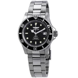 Pro Diver Black Dial Stainless Steel 40 mm Watch