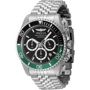 Pro Diver Chronograph GMT Quartz Black Dial Sprite Bezel Watch