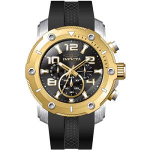 Pro Diver Chronograph GMT Quartz Black Dial Watch