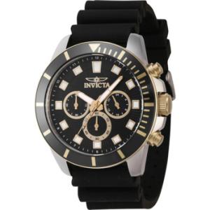 Pro Diver Chronograph GMT Quartz Black Dial Watch