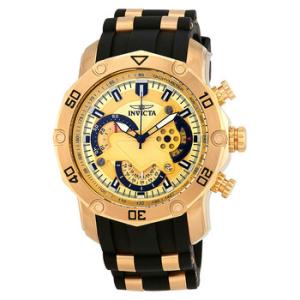 Pro Diver Chronograph Gold Dial Watch