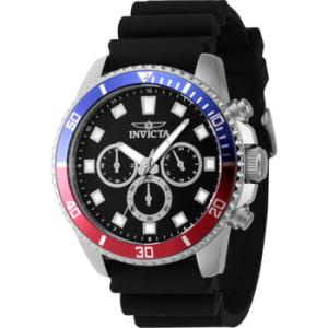 Pro Diver Chronograph Quartz Black Dial Pepsi Bezel Watch