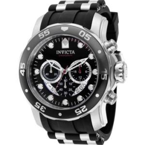 Pro Diver Chronograph Quartz Black Dial Watch