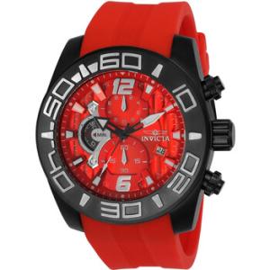 Pro Diver Chronograph Quartz Red Dial Watch
