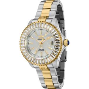 Pro Diver Date Automatic Crystal White Dial Watch
