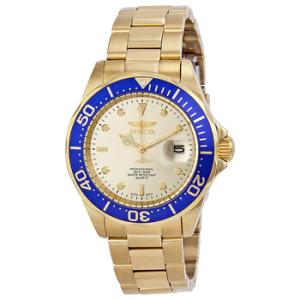 Pro Diver Light Champagne Dial Gold Ionplated Watch