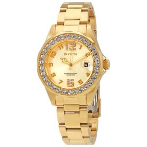 Pro Diver Pro Diver  Champagne Dial 18kt Goldplated Watch