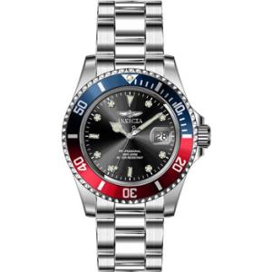 Pro Diver Quartz Black Dial Peosi Bezel Watch