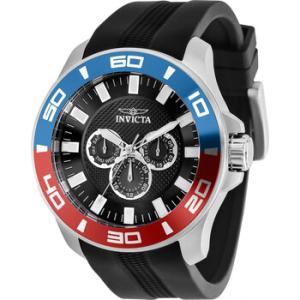 Pro Diver Quartz Black Dial Pepsi Bezel Watch