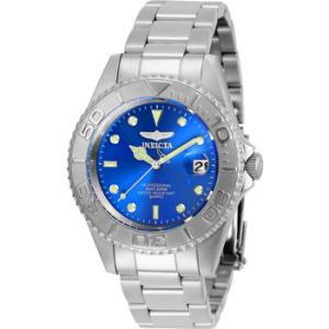 Pro Diver Quartz Blue Dial Stainless Steel Watch