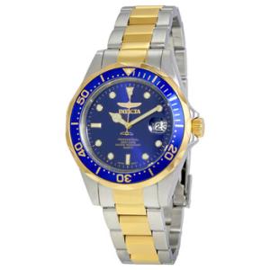 Pro Diver Quartz Blue Dial Twotone Watch