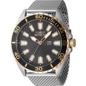 Pro Diver Quartz Charcoal Dial Watch