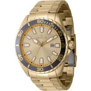 Pro Diver Quartz Gold Dial Watch