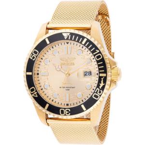 Pro Diver Quartz Gold Dial Watch