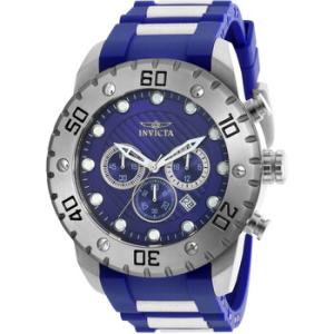 Pro Diver SCUBA Chronograph GMT Quartz Blue Dial Watch