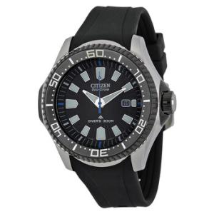 Promaster Diver 300 Meters EcoDrive Black Dial Black Rubber Watch BN008501E