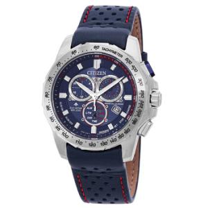 Promaster MX Perpetual Alarm Chronograph Blue Dial Watch BL557109L