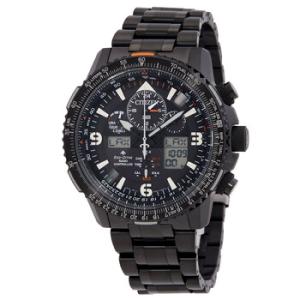 Promaster Skyhawk AT Perpetual Alarm World Time Chronograph AnalogDigital Black Dial Watch JY807551E