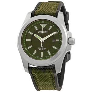 Promaster Tough Green Dial EcoDrive Green Fabric Watch BN021109X