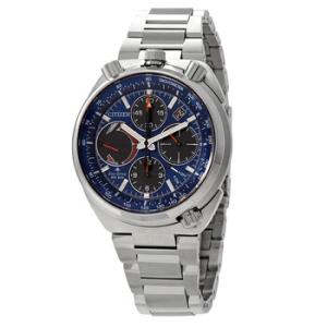 Promaster Tsuno EcoDrive Chronograph Blue Dial Watch AV007057L