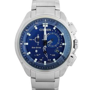 Proximity Perpetual Alarm Chronograph Quartz Blue Dial Watch BZ102154L
