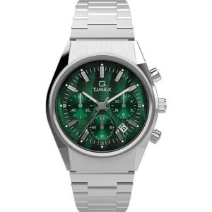 Q Falcon Eye Chronograph Quartz Green Dial Watch TW2W33600