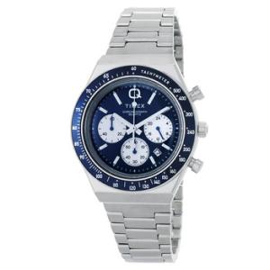Q Timex Chronograph Quartz Blue Dial Watch TW2W51600