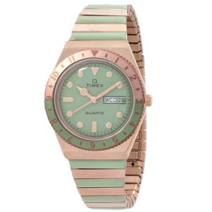 Q Timex Malibu Quartz Green Dial Watch TW2V38700VQ