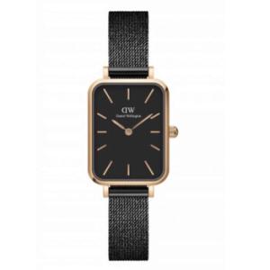 Quadro Quartz Black Dial Watch DW00100433