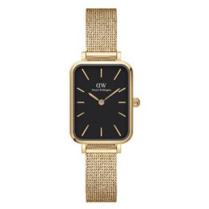 Quadro Quartz Black Dial Watch DW00100557