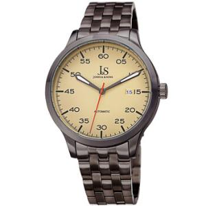 Quartz Beige Dial Watch JX149GN