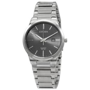 Quartz Black Dial Stainless Steel Watch BI506051H