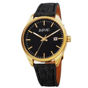 Quartz Black Dial Watch AS8266BK