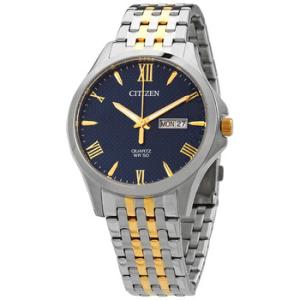 Quartz Blue Dial Twotone Watch BF202450L