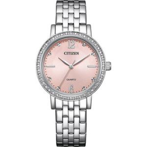 Quartz Crystal Pink Dial Watch EL310055W