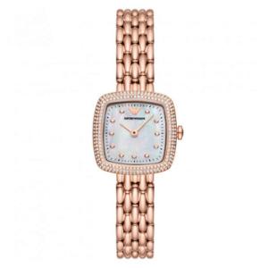 Quartz Crystal White Mother of Pearl Dial Watch AR11496