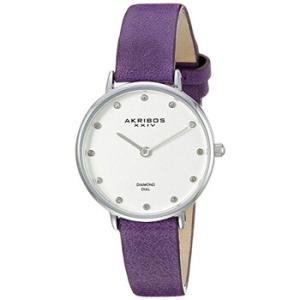 Quartz Diamond Silver Dial Watch AK882PU