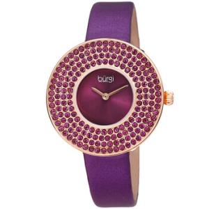 Quartz Purple Dial Purple Satin Watch BUR270PU