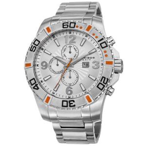 Quartz Silver Dial Stainless Steel Watch AK671SS