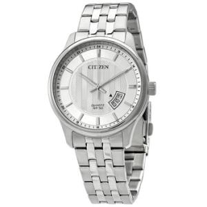 Quartz Silver Dial Stainless Steel Watch BI105081A