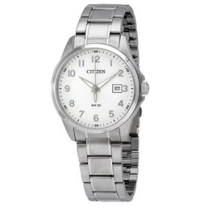 Quartz Silver Dial Stainless Steel Watch BI504058A