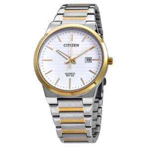 Quartz Silver Dial Twotone Watch BI506450A