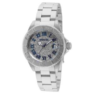 Quartz Silver Glitter Dial Watch