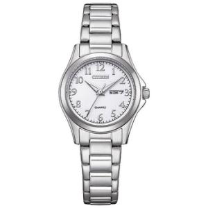 Quartz White Dial Watch EQ061053A