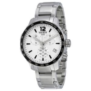 Quickster Chronograph Silver Dial Watch T0954171103700