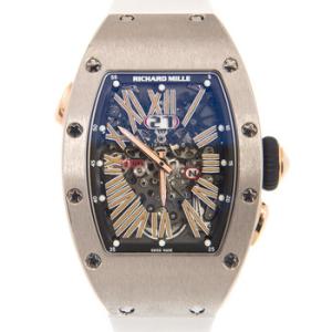 RM 037 Automatic Silver Dial Watch RM037 AO WG
