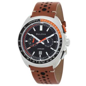 Racer Chronograph Quartz Black Dial Watch 98B427
