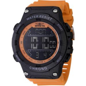 Racing Alarm Chronograph GMT Quartz Digital Black Dial Watch